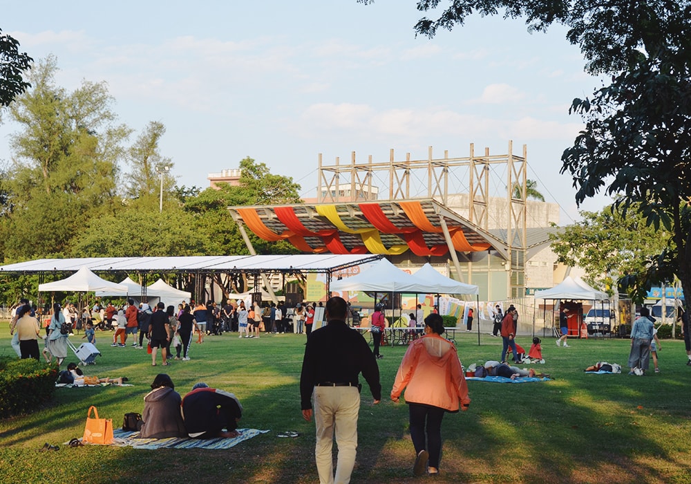 新營人的共同記憶,南瀛綠都心公園,湖上生態島、二層樓景觀台|免費景點 - 第7張圖