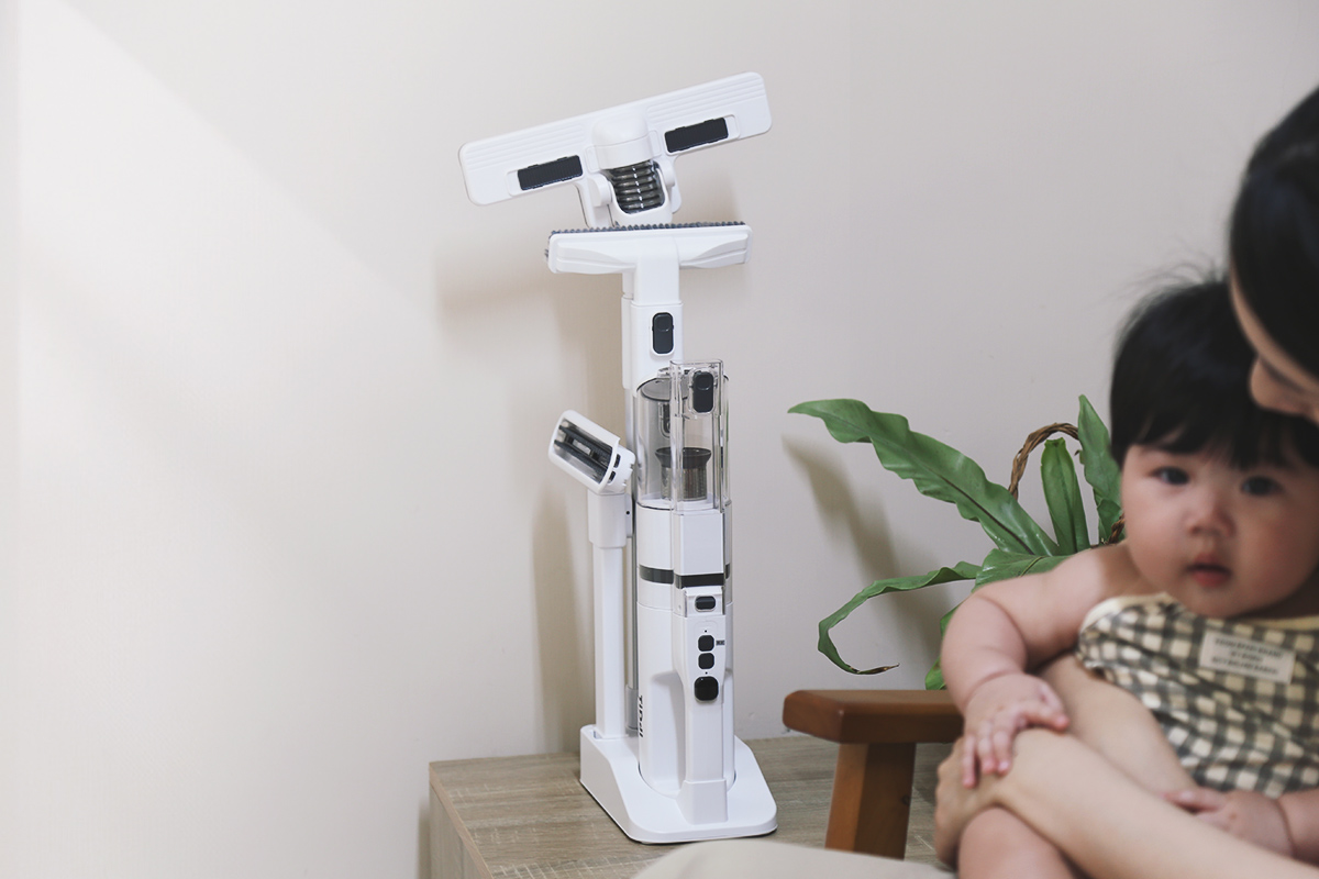 媽媽的環境清潔救星,TiDdi雙氣旋除蟎吸塵器S360,雙氣旋、雙向吸吹設計,從地板到天花板一台搞定! - 第2張圖