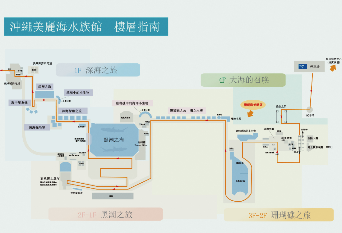 亞洲最大水槽！美麗海水族館遊玩攻略、必看重點！免費海豚劇場，鯨鯊超震撼！來美麗海吃什麼?