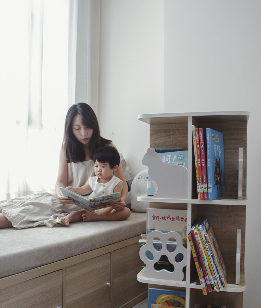 給孩子的第一座閱讀森林,Jolly 貓咪旋轉書櫃,讓每本繪本都成為焦點。 - 第16張圖 給孩子的第一座閱讀森林,Jolly 貓咪旋轉書櫃,讓每本繪本都成為焦點。