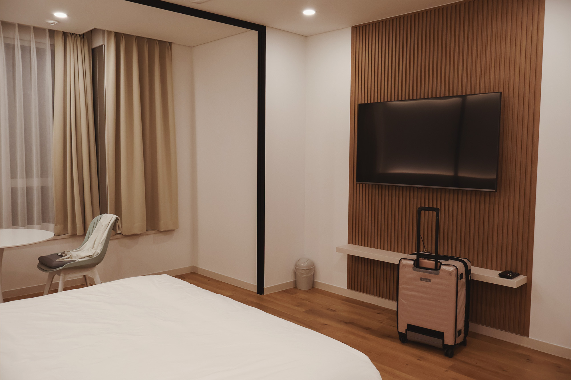 海雲台40層高級公寓，釜山無敵海景層樓，適合5位入住，樓下就是Olive Young、炸雞店